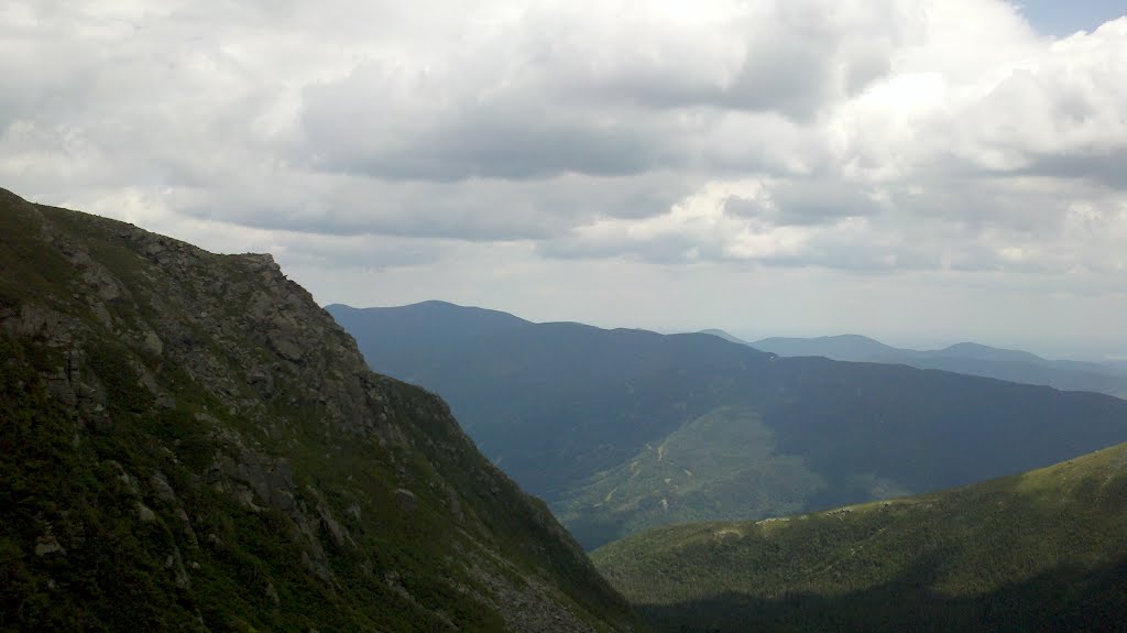 Lion Head, Carter and Wildcat from Tuckerman Ravine Trail Atop Headwall, July 22, 2012 by Arkie_in_CT