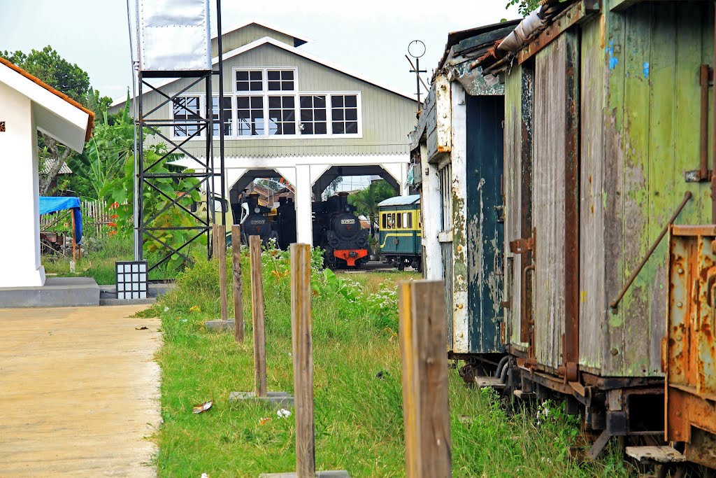 Ambarawa Railway Museum - outside by Joe Marselo