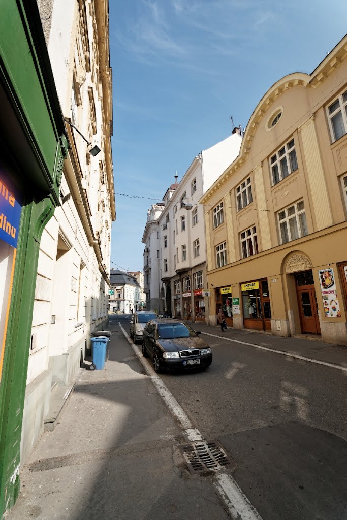 Prostějov - Kravařova - View East - Art Nouveau by txllxt