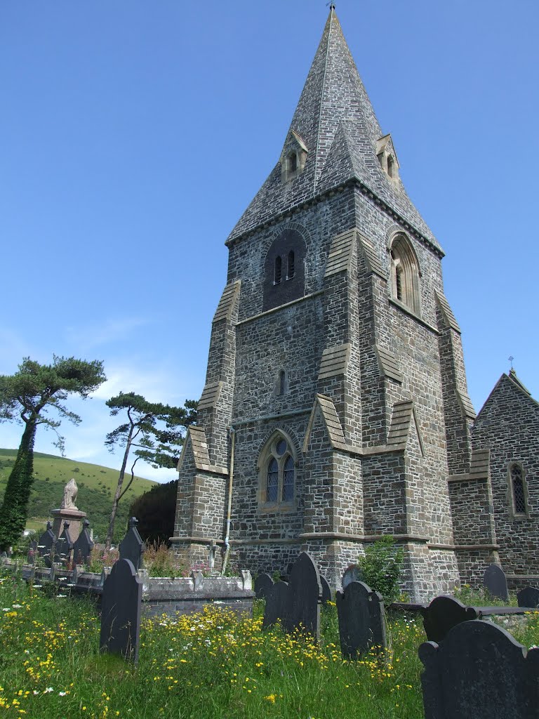 Eglise de Llanrhystud by juliensorel