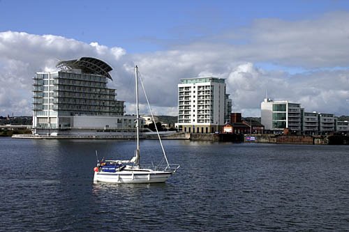 Cardiff Bay & St. Davids Hotel by Phillbri