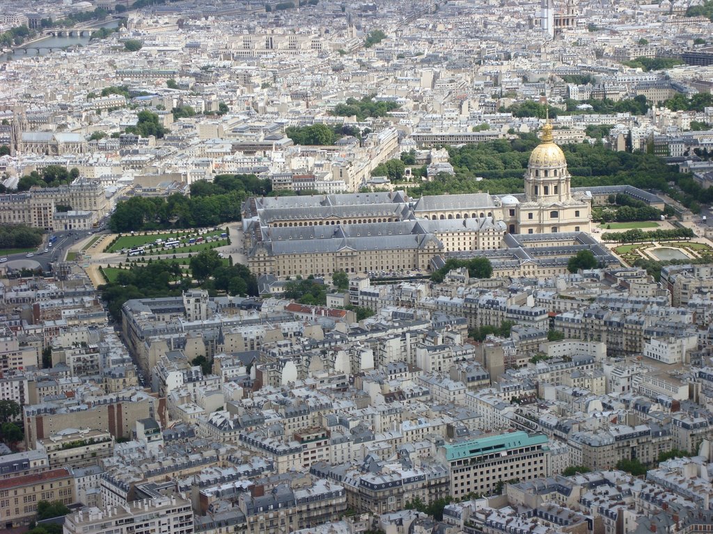 Invalides from Eifeltower by WDSchubert