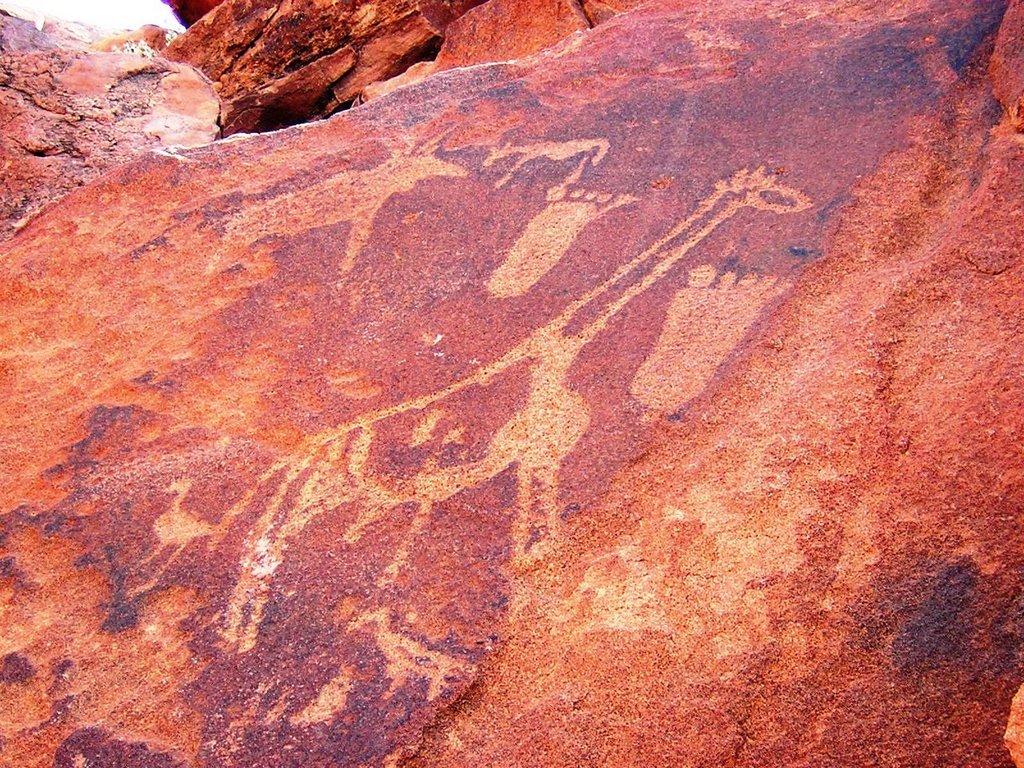 Twyfelfontein - incisioni rupestri by maresa maremagna