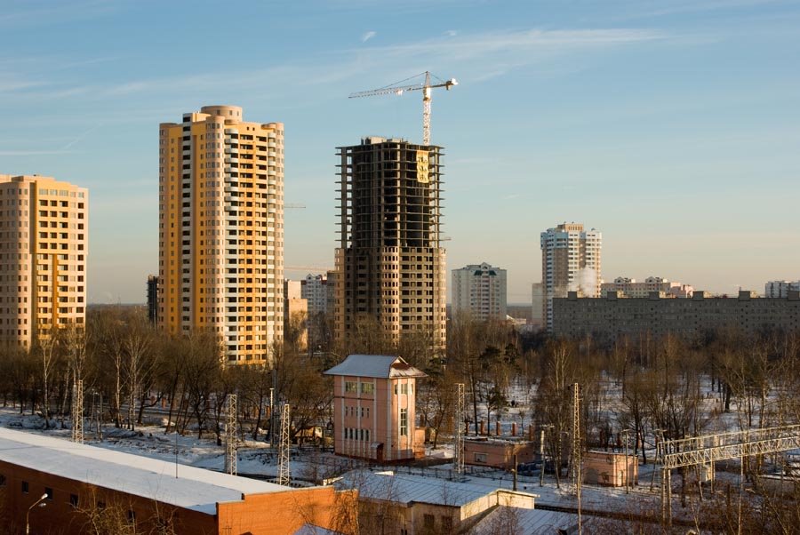 Комплексная застройка нового микрорайона Реутов-9 / Complex building of a new district Reutov-9 (15/12/2007) by Dmitry A.Shchukin