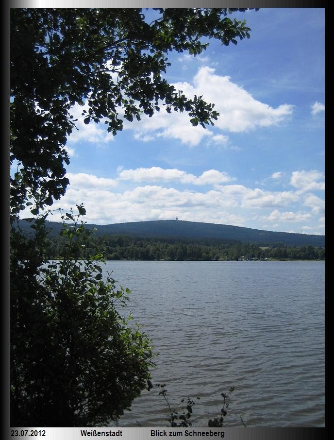 Fichtelgebirge - Weißenstadt - Blick zum Rudolfstein + Schneeberg - 23.07.2012 by Friedrich IV