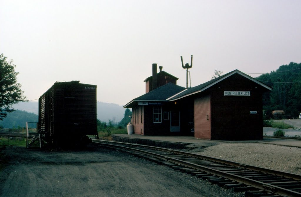 Amtrak Station at Montpelier Junction, VT by Scotch Canadian