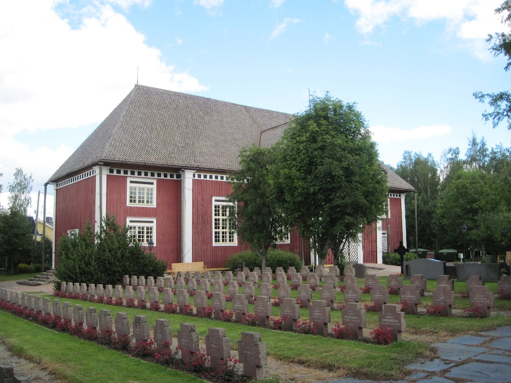 Sankarihautausmaa soldier's graves Karvia by hotarju