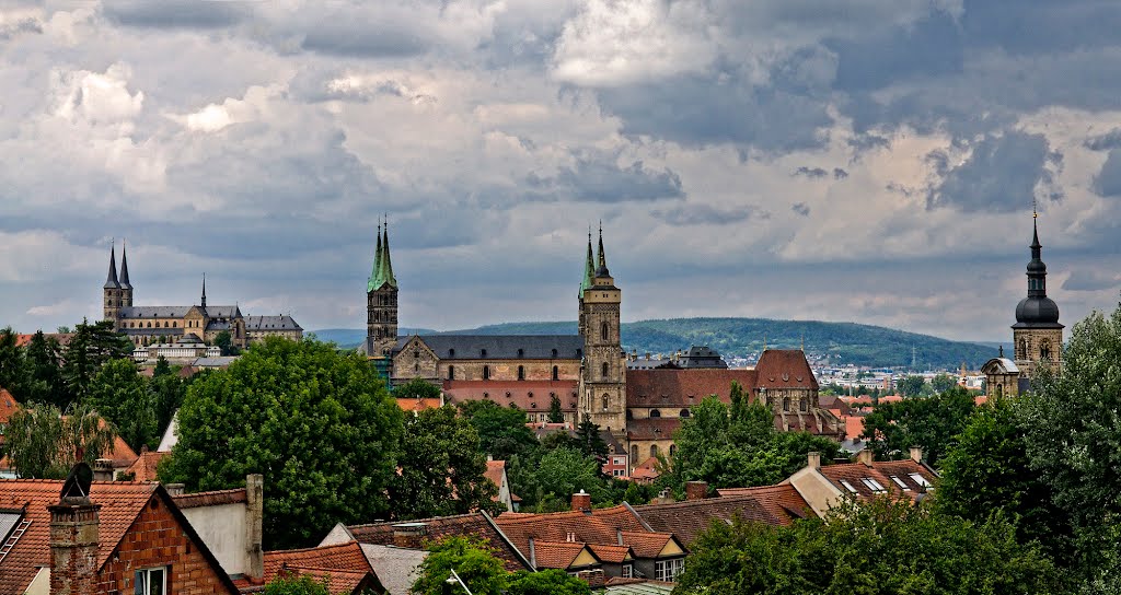 Blick über Bamberg vom Spezikeller by Friedhelm Hofstetter