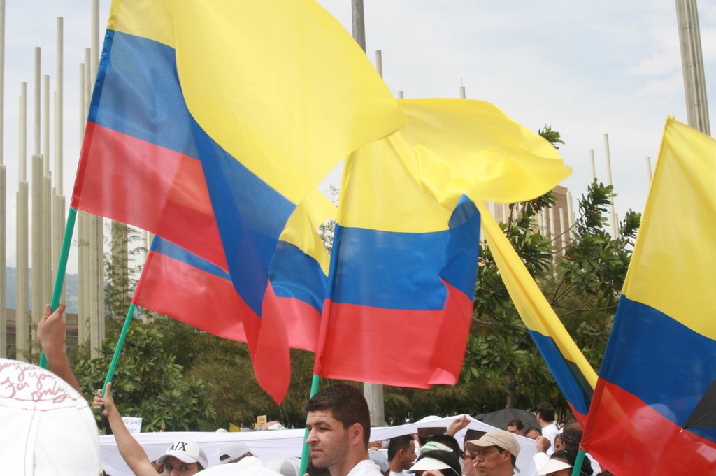 Flags for freedom !!! by Hernan Carvajal