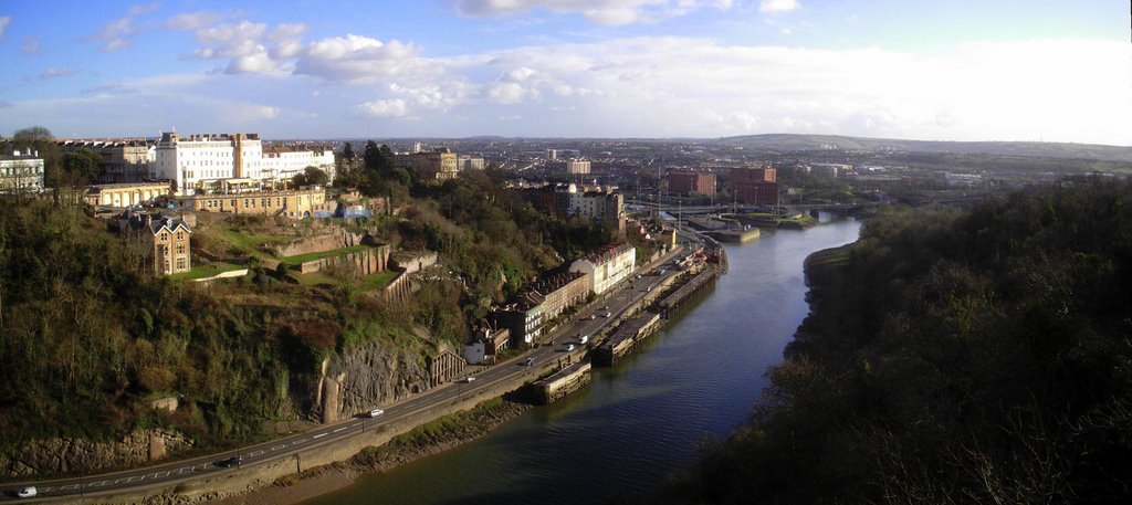 River Avon from Clifton Suspension Bridge by muba