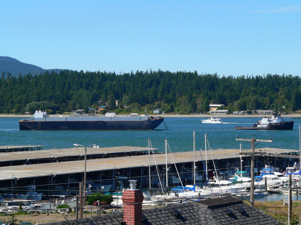 Tug and barge by Jeff Pranger