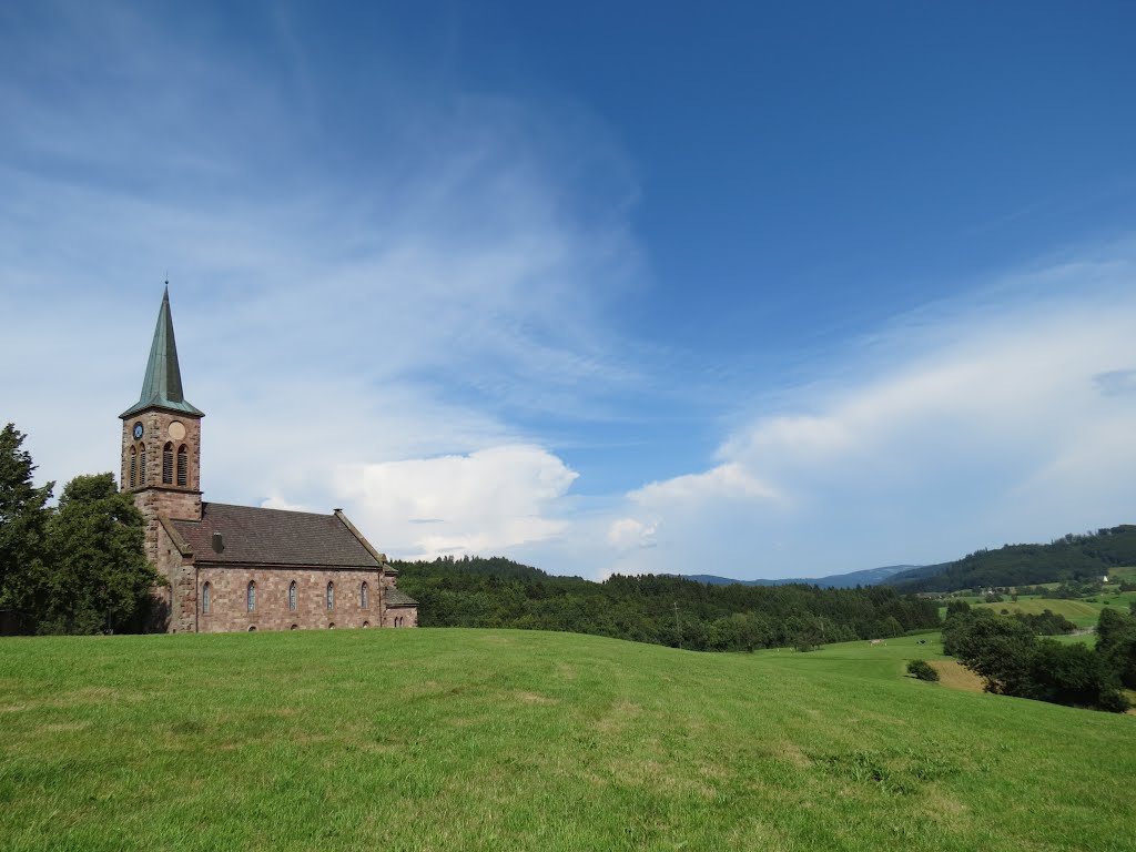 Hofen church in summer by witteijsbeer