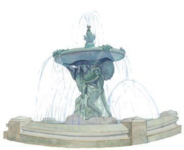 Fountain by Tom Gastel