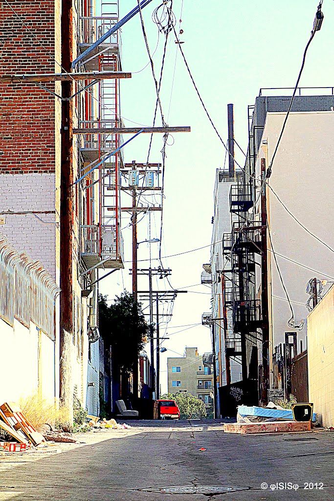 Alley off 8th St. N. of Union • Westlake South • Los Angeles, CA, USA by Easy Street Images ©