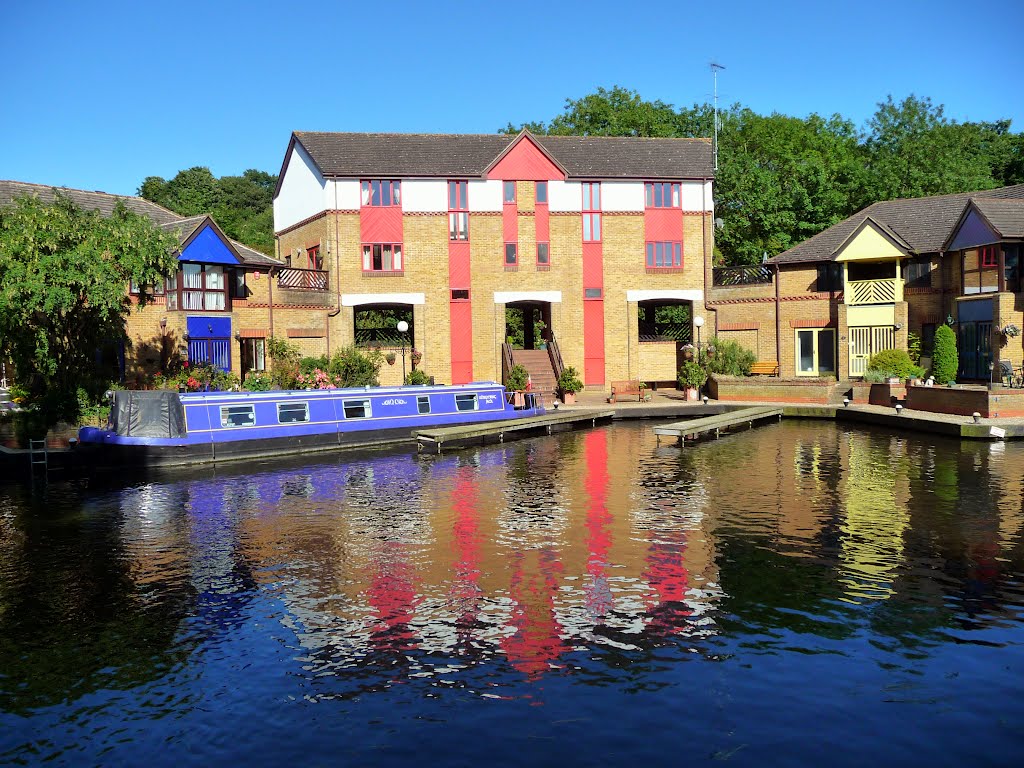 A barge at your back door ~ by Nick Weall