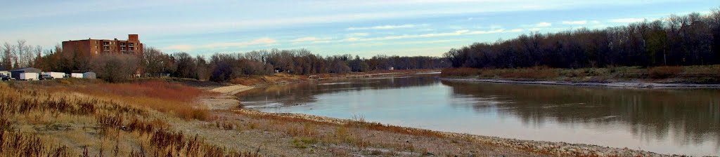 Red River at St. Norbert, Winnipeg, Manitoba by Shahnoor Habib Munmun