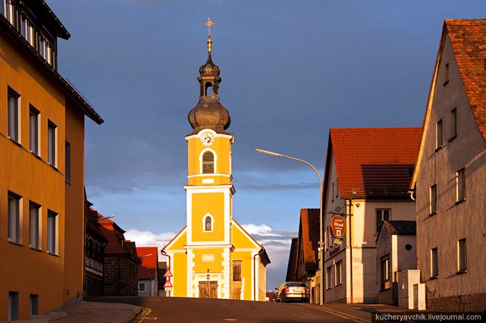 Church in Gosberg in the Franconian Switzerland by missoni