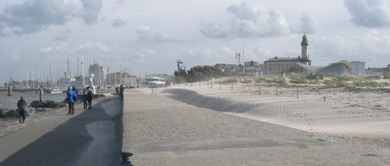 Panoramic view of Warnemuende by gemue