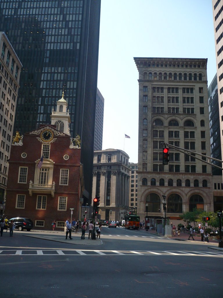 Boston - Old State House and other by D.Iv