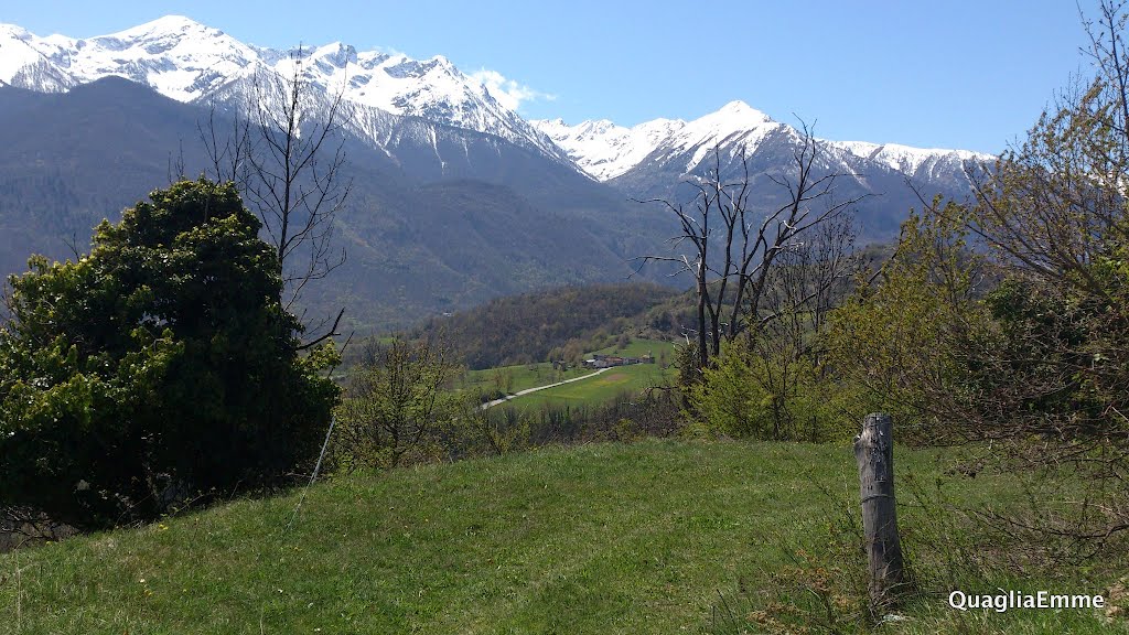 Sopra Demonte guardando imbocco val D'Arma by EmmeQuaglia