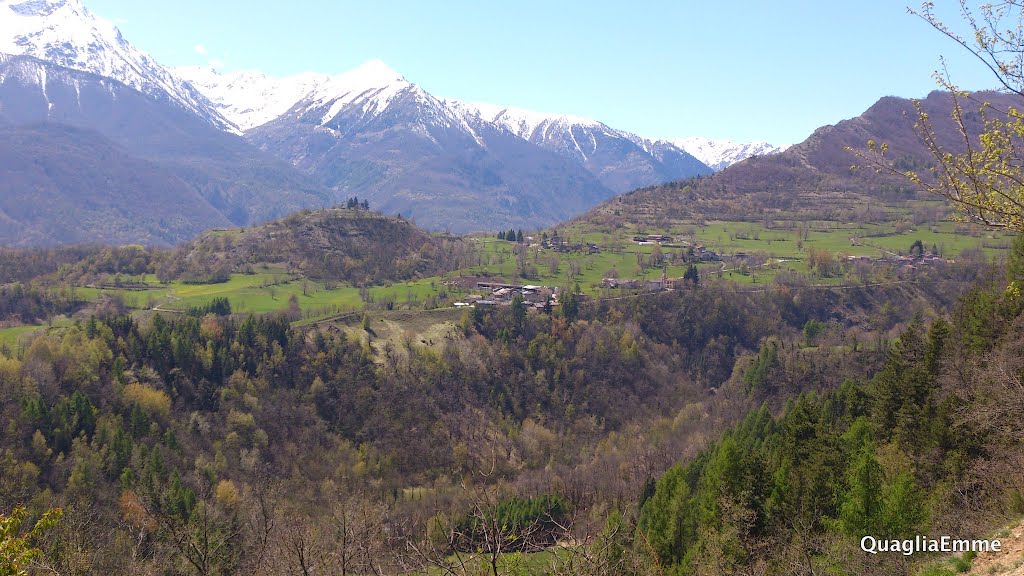 Sopra Demonte guardando imbocco val D'Arma by EmmeQuaglia