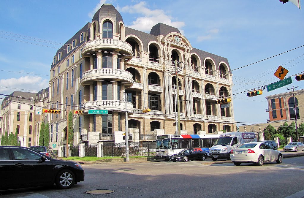 Intersection of S. Shepherd and W. Dallas Street by Wolfgang Houston