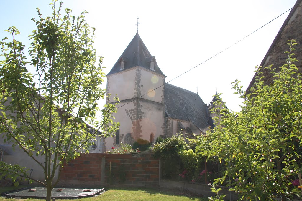 Lourdoueix Saint Michel - L'église vue du collège by sylvere75