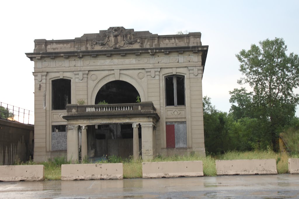 Old railroad building by keithyearman