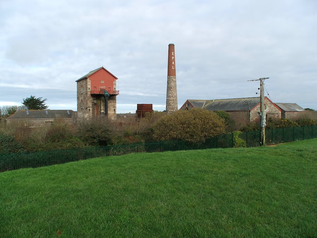 EPAL (East Pool and Agar Limited) Mine - Taylor's Shaft restored Pumping Engine house by Tristan Barratt