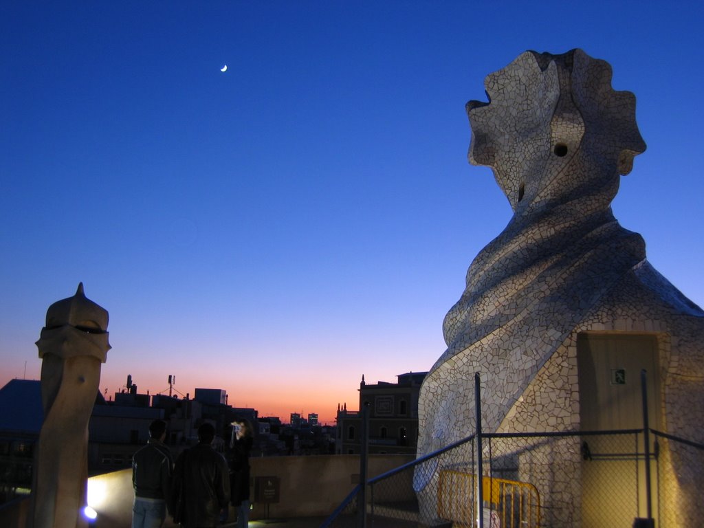 Rooftop Casa Mila Barcelona by kobax