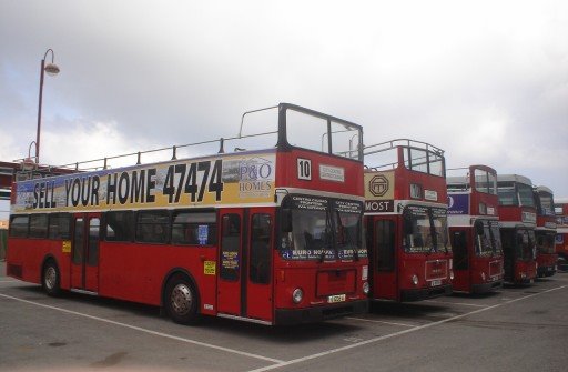 The Red buses of Gibraltar. by John J. Bautista