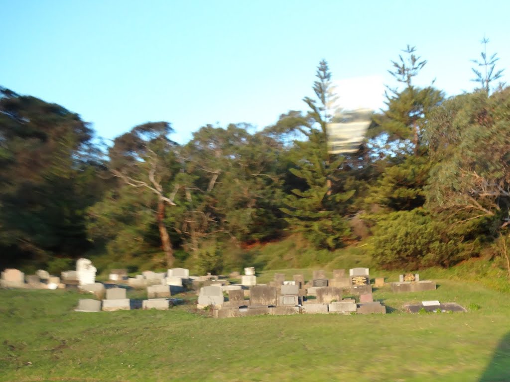 The Port Campbell cemetary were some the shipwreck victims are buried by tessavance