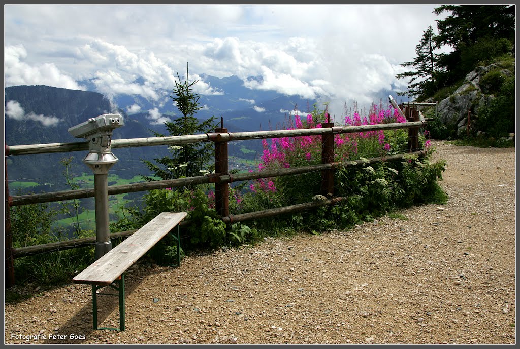 Kufstein, Pendling, uitzicht vanaf het Terras Kufsteiner Haus by Peter Goes