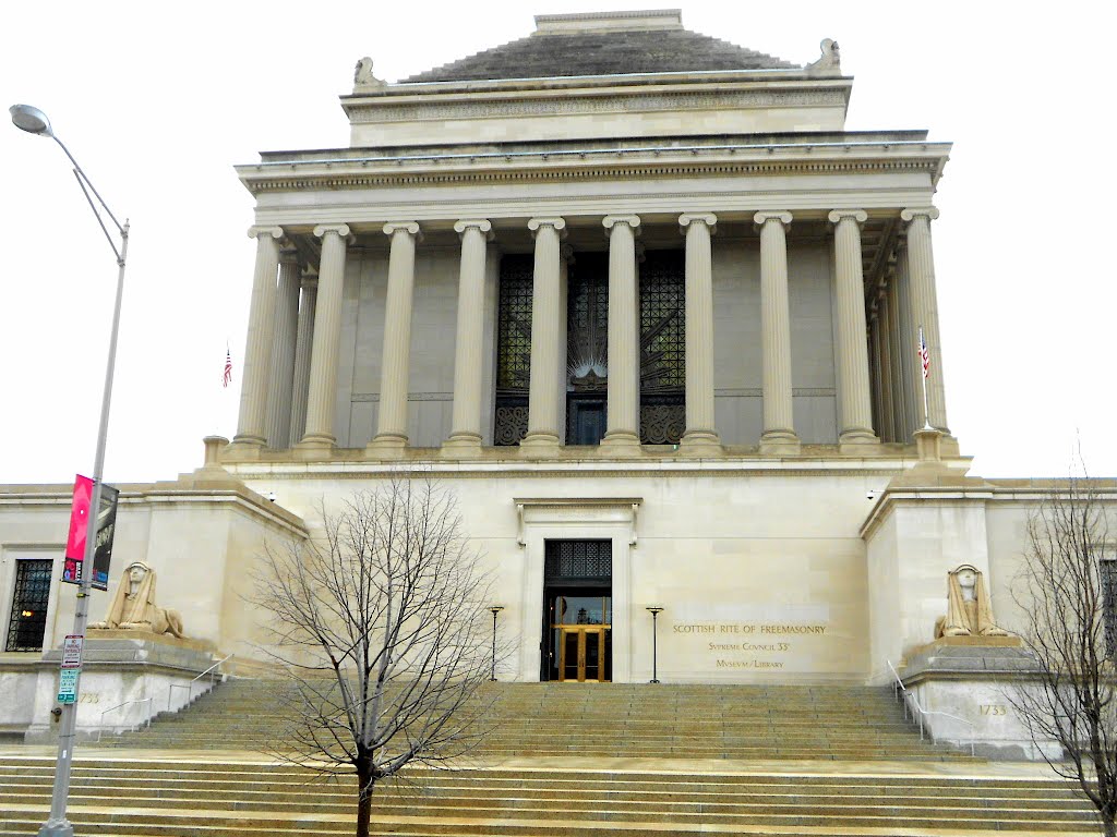 House of the Temple, Scottish Rite of Freemasonry, 1733 16th Street NW Washington, DC 20009, built 1915 by Midnight Rider