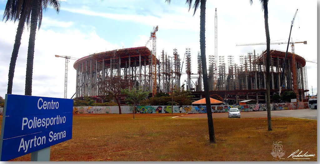 Estádio Nacional Mané Garrincha, lateral S, Situação em 18Jul2012 by Rubens Craveiro