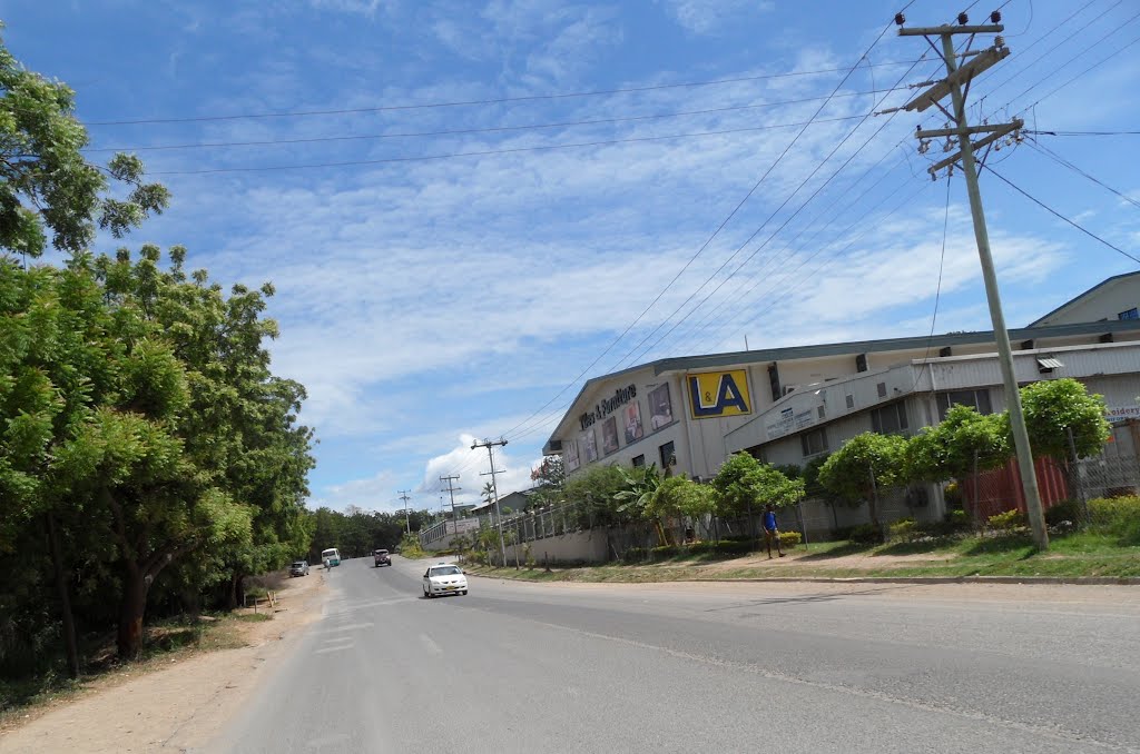 L & A Group of Companies, along Saraga Street in 6 Mile area, Port Moresby, PNG, on 6-12-2011 by Peter John Tate,