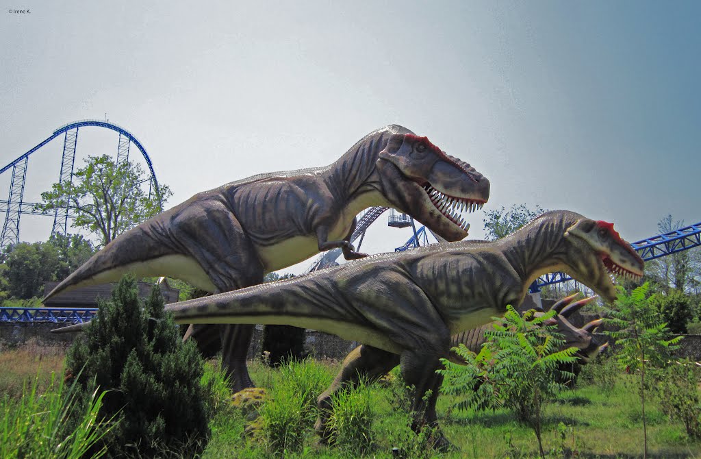 Dinosaurs Alive! on Adventure Island - Cedar Point, Sandusky, Ohio by Irene Kravchuk