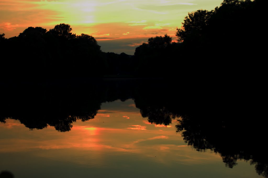 Karpfenteich im Sonnenaufgang by ingo1960