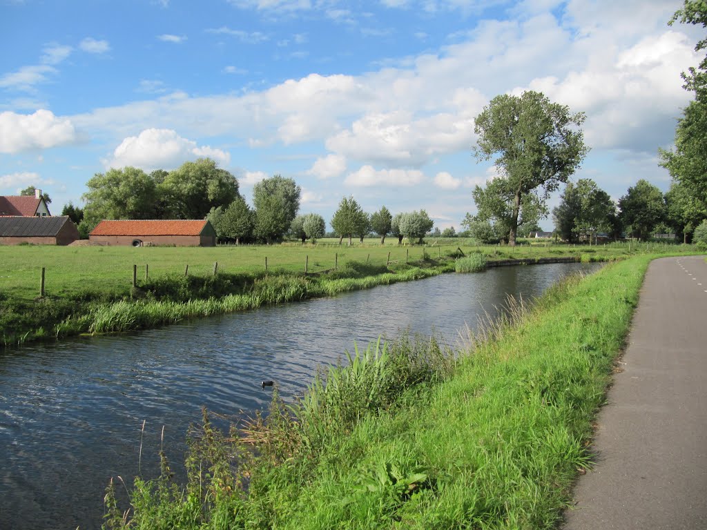 View on the Malewetering from the Malesluispad by Willem Nabuurs