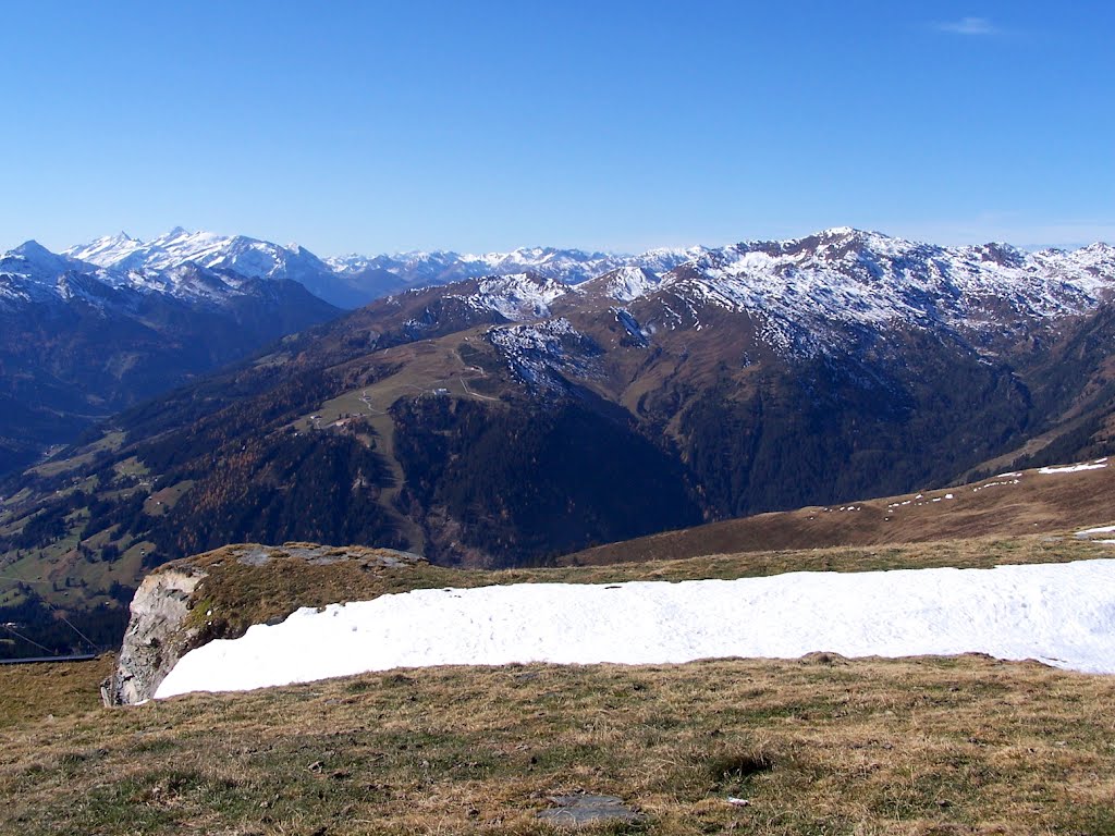 Königsleitenspitze; Blick zum Isskogel, Kreuzjoch by dietmarproske