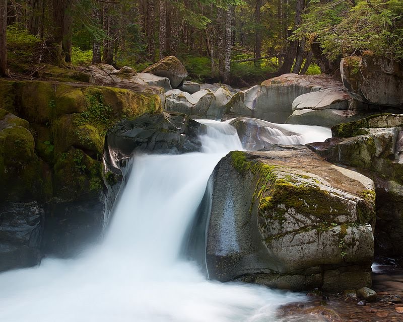 Lower Stevens Creek Falls by Aaron Nuffer