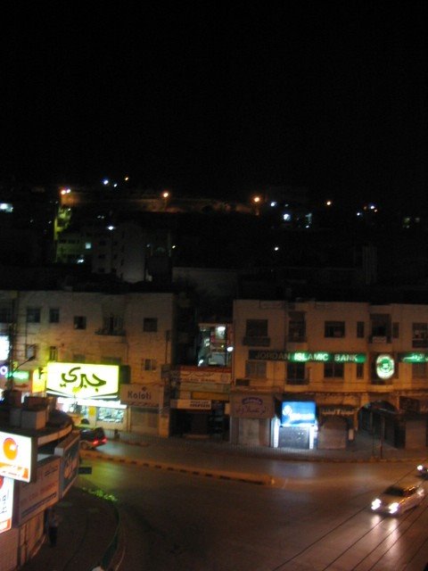 Amman Castle & Downtown from Cliff Hotel by catpochi