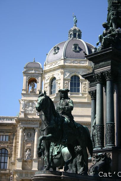 036 Wien Maria Theresien Denkmal by Cathy Chevillot