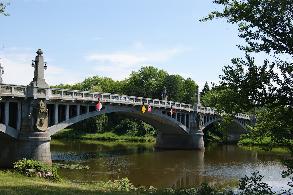 Královské město Nymburk – most přes Labe / The Royal Town Of Nymburk – The Bridge Over The Elbe River, Pic # 1 by Zbynda