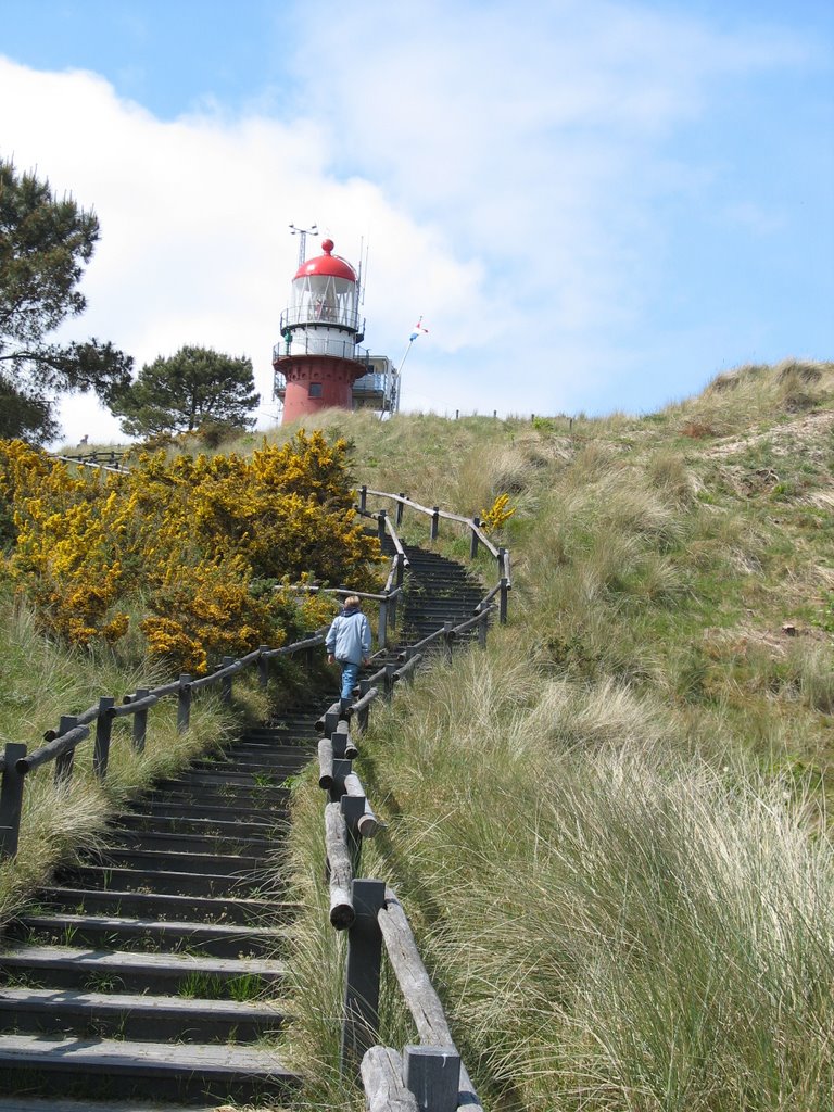 Vuurtoren Vlieland by Han Jongeneel