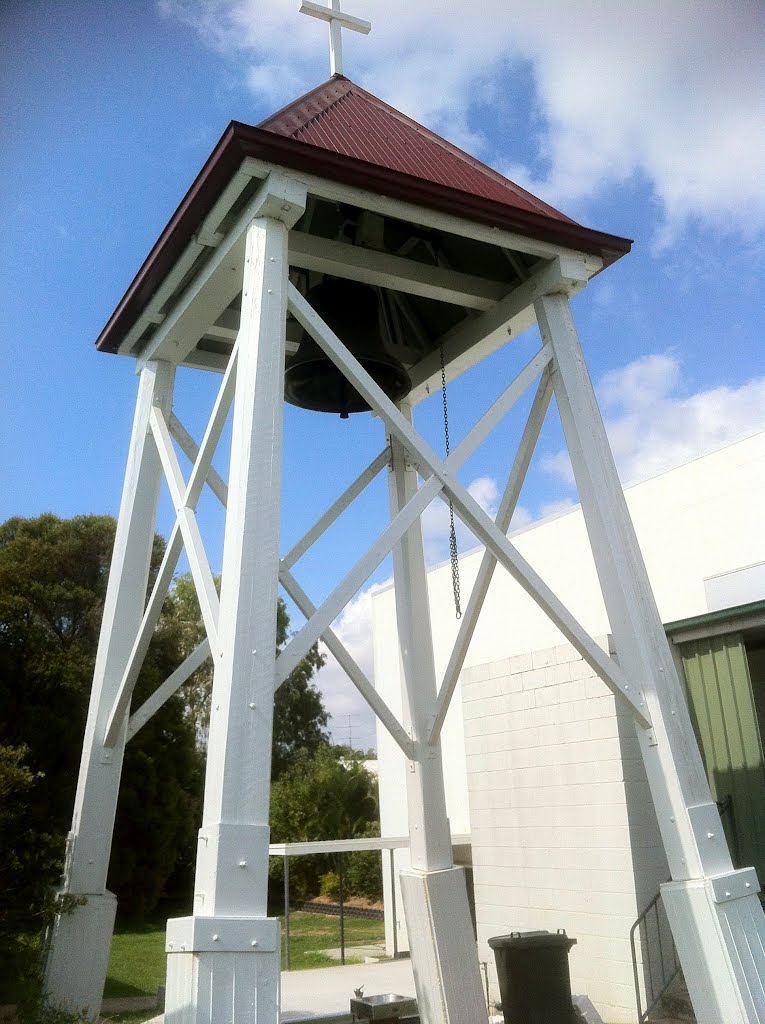 Bell tower at Charters Towers Anglican Church by Eskalin70