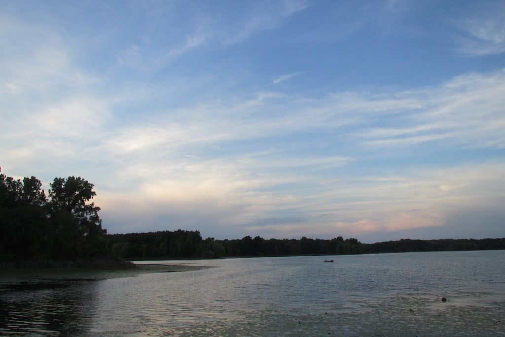 Winnewana Impoundment viewed from the spillway dam by UnagiUnagi