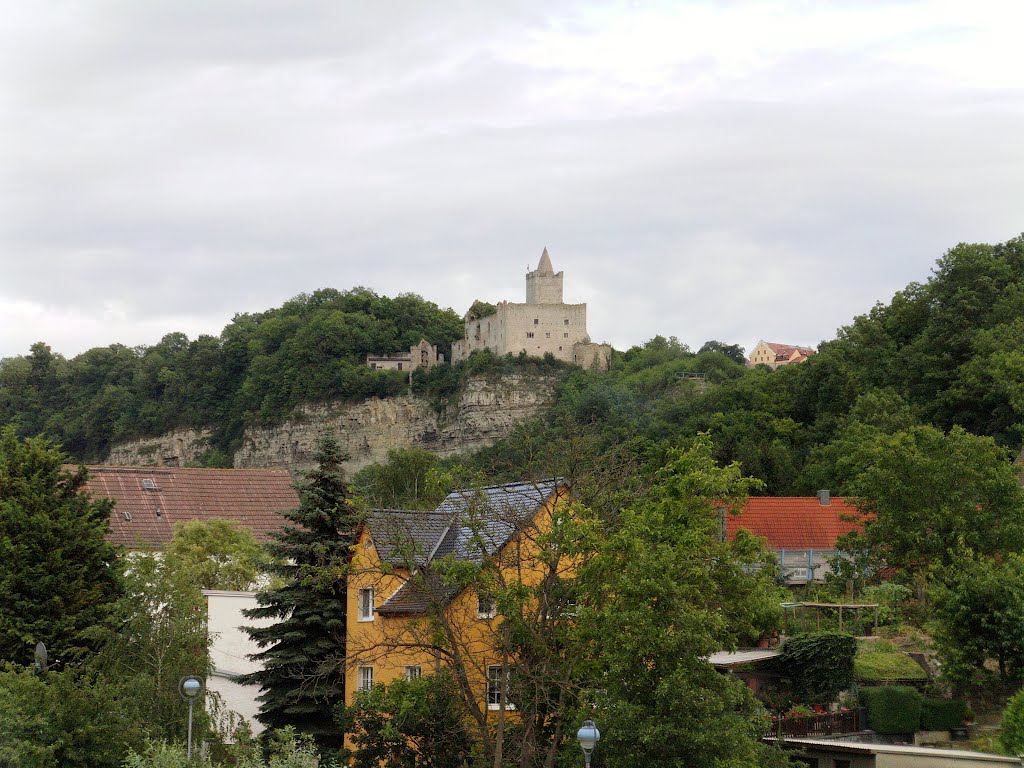 Blick auf die Rudelsburg in Bad Kösen by ConnyWonny