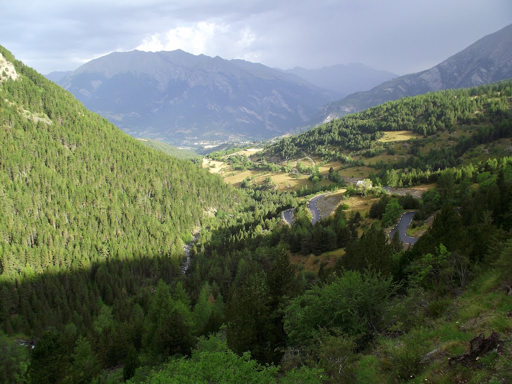 Climbing Col de la Bonette after the storm by jack72