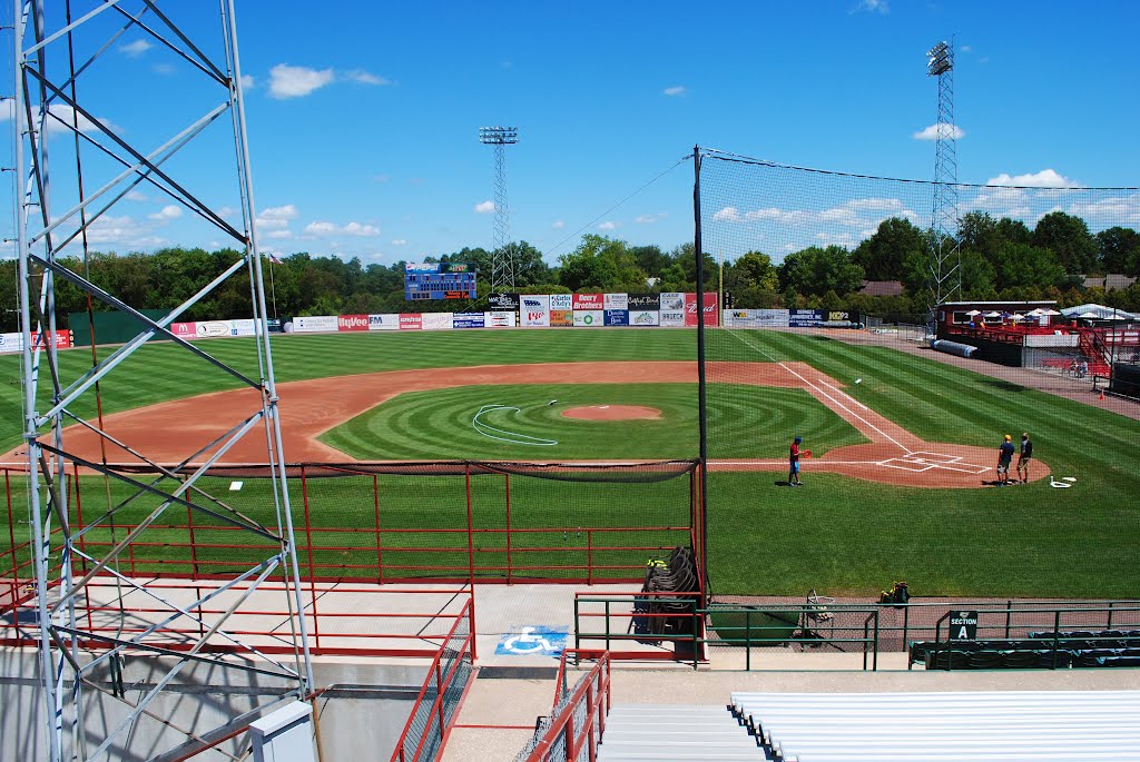 Burlington Bees - Community Field by the baseball traveler